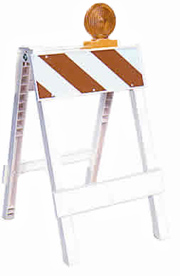 Barricades with Lights